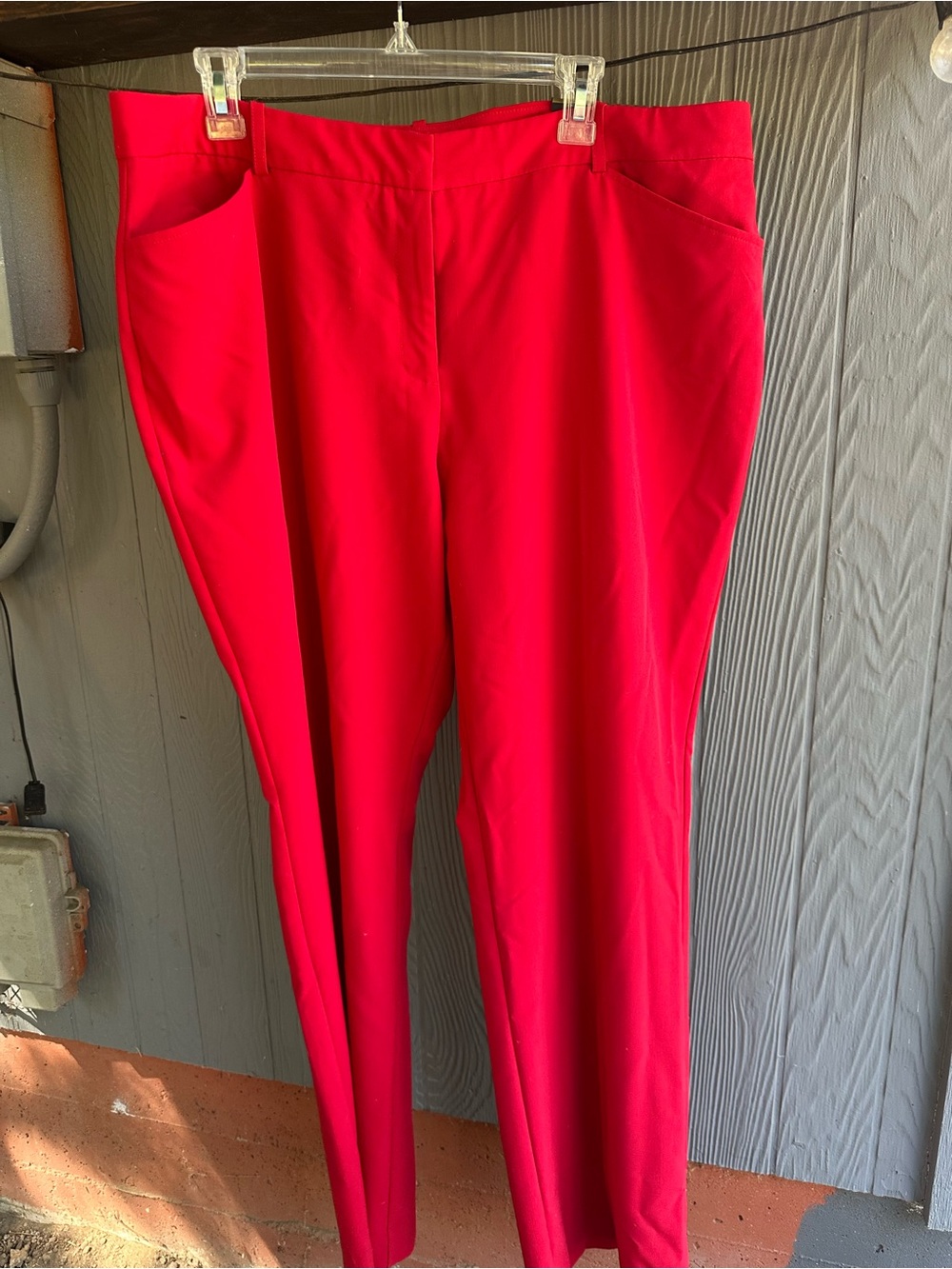 NWT Worthington Cherry Cordial modern fit pants size 18